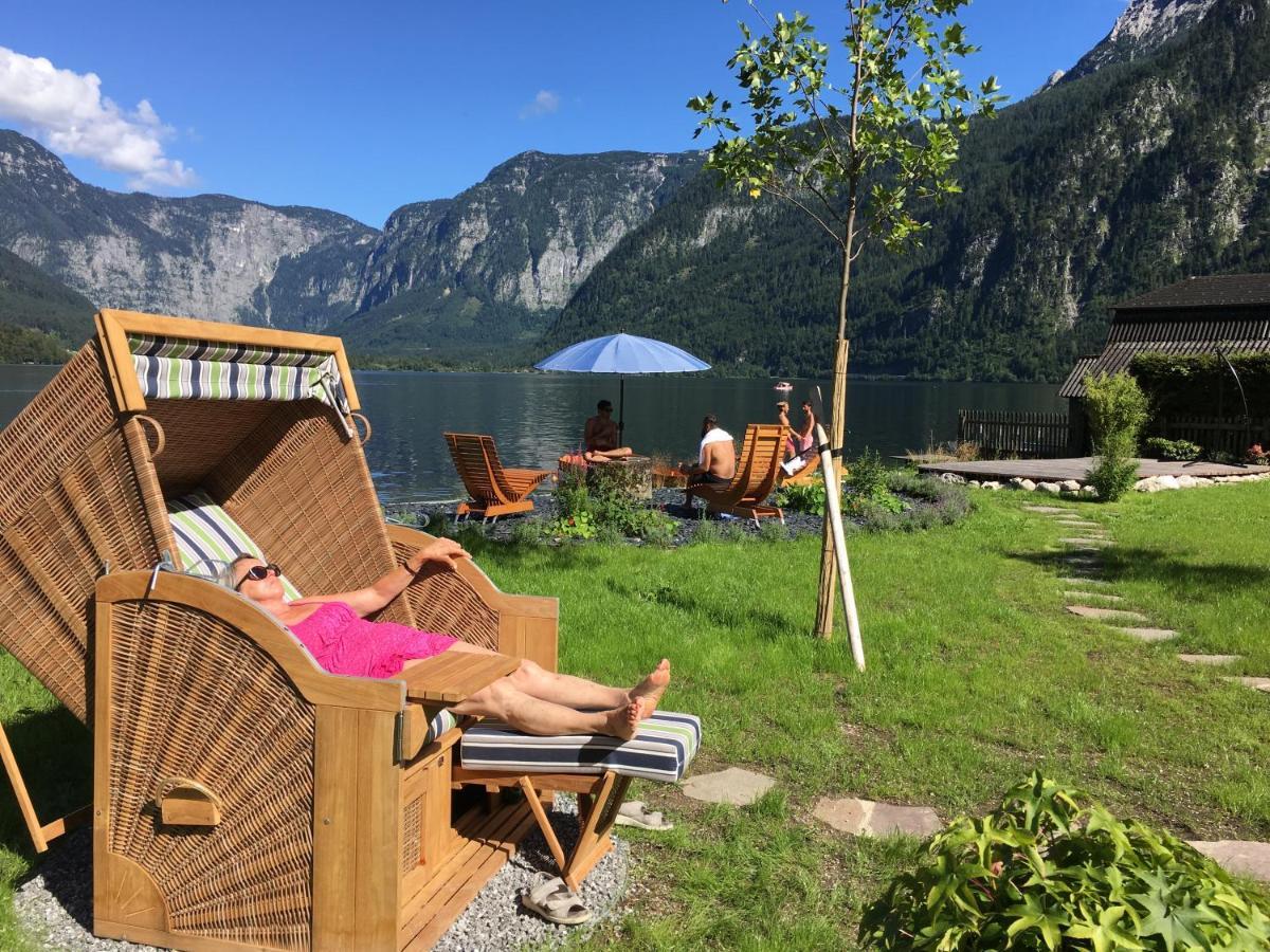 Glueck Am See - Apartment Mit Seezugang Халстат Екстериор снимка
